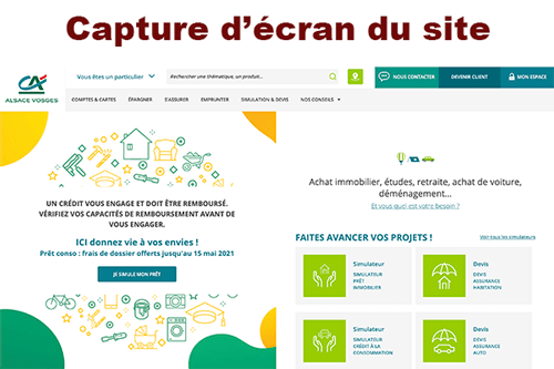 Comment accéder à mes comptes Crédit Agricole Alsace Vosges