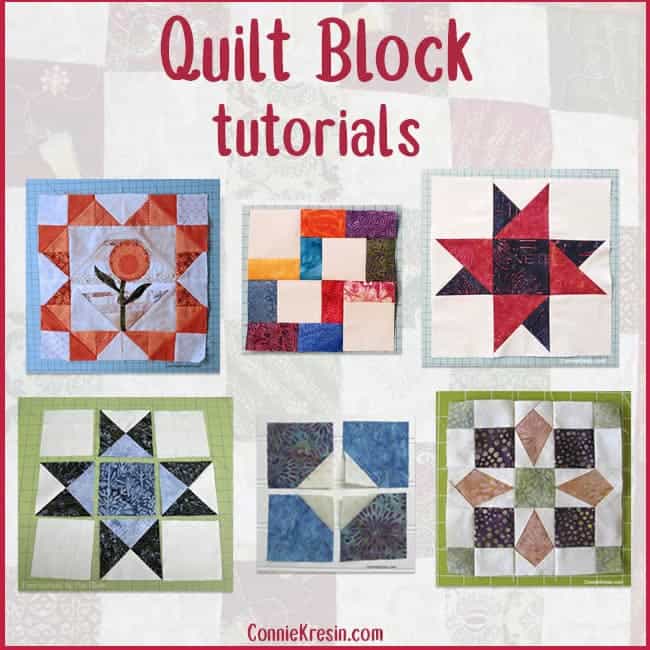 Easy Quilt Block Tutorial List Freemotion by the River