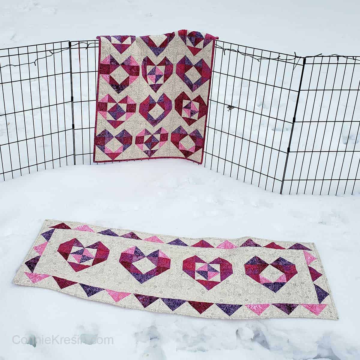 Roasted Coffee Table Runner Tutorial Freemotion by the River