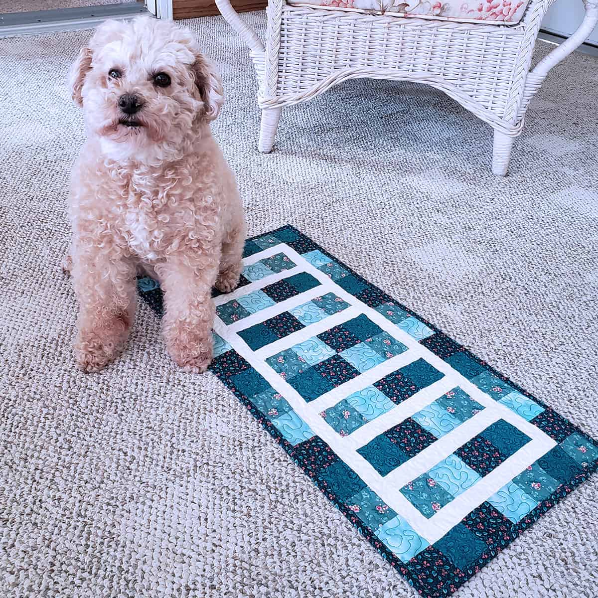 Roasted Coffee Table Runner Tutorial Freemotion by the River