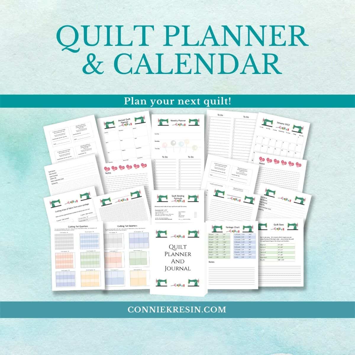Quilt Planner and Calendar Freemotion by the River