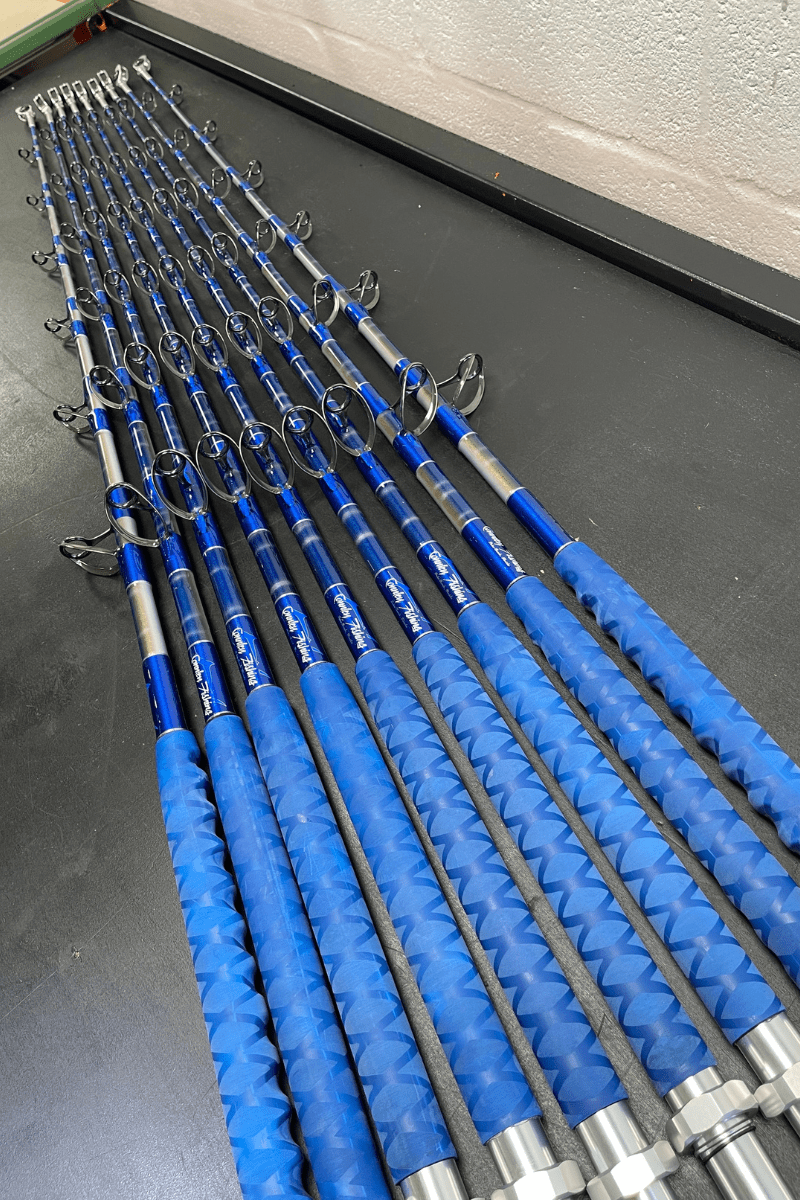 Limited Edition 7' 80130 High Speed Wahoo Painted Trolling Rods with