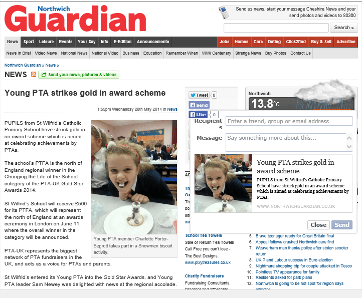 Northwich Guardian Connor PR