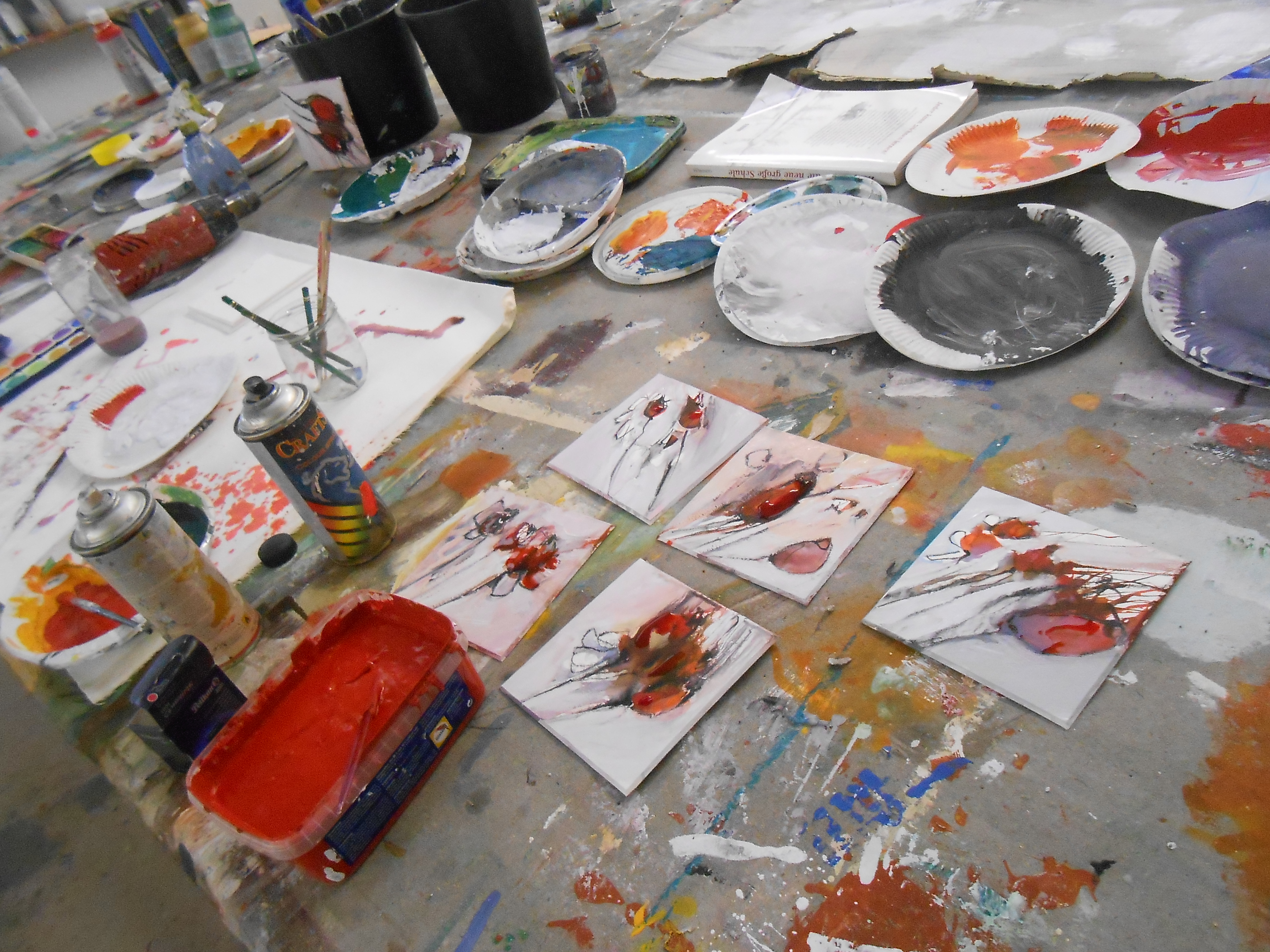 Kleine Hagebutten Conny Niehoff Malerei