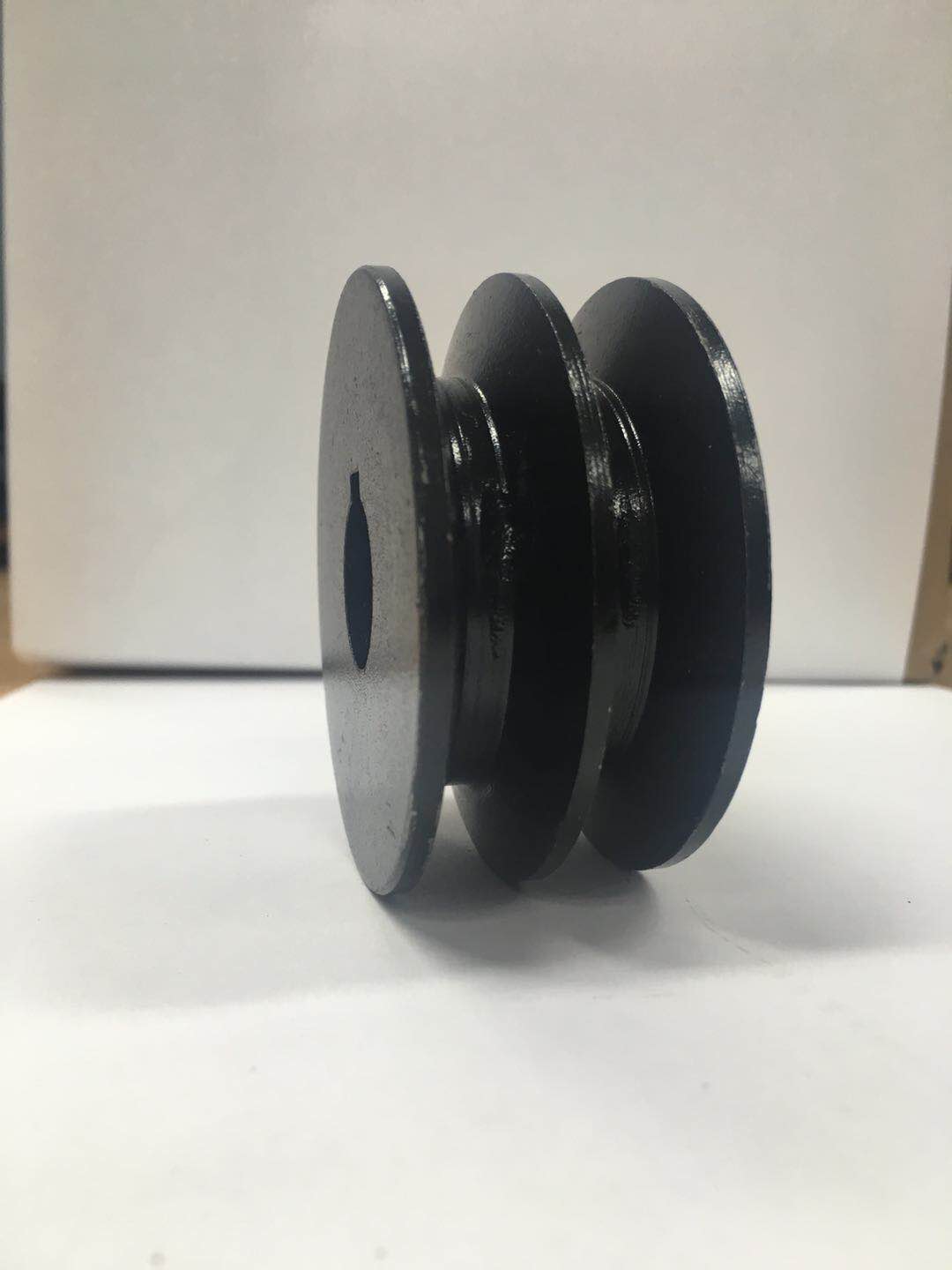 Cast Iron Double Groove Pulley engine 70mm shaft size 24mm millimeter