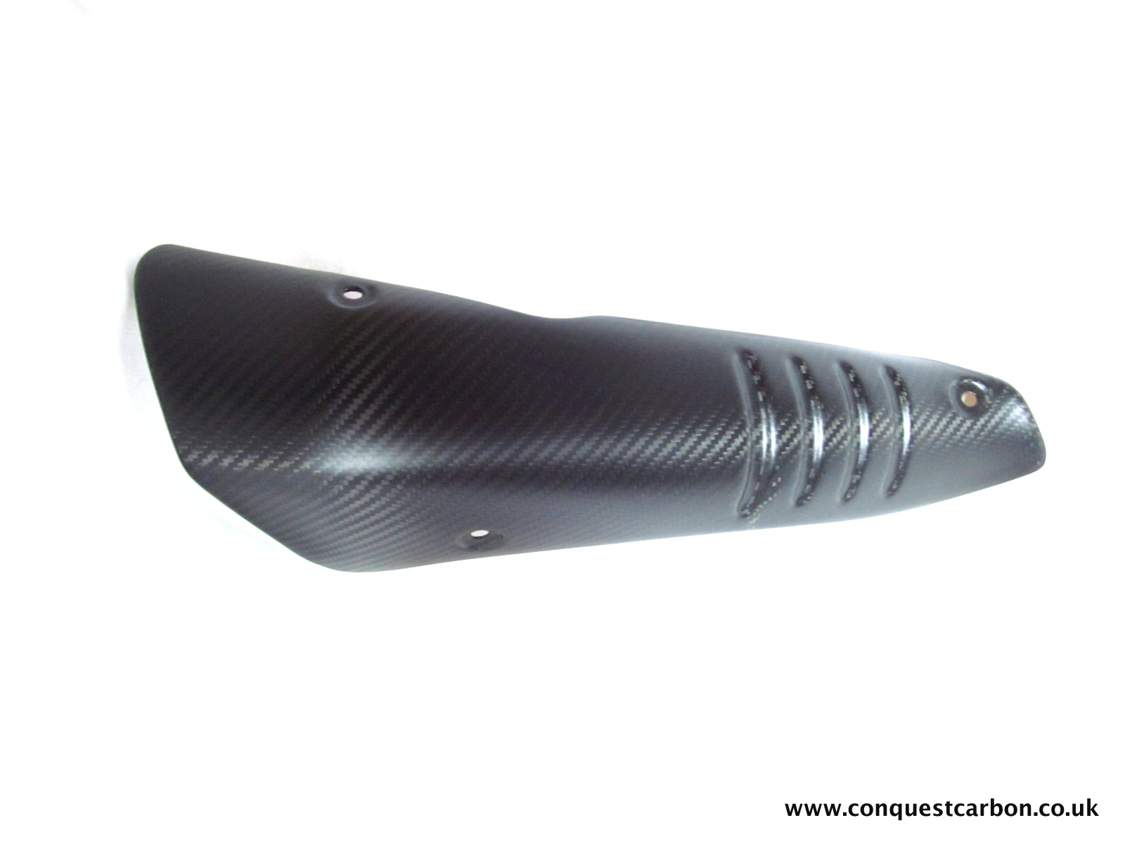 Aprilia RSV4 Carbon Fibre Exhaust Guard Matte Conquest Racing Ltd