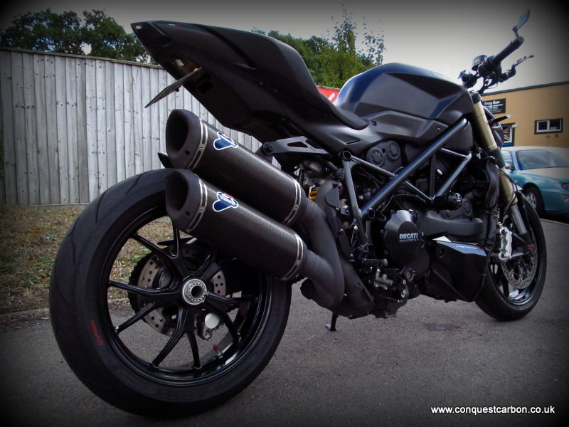 Ducati Street Fighter 848 Satin Carbon Fibre By Conquest Carbon