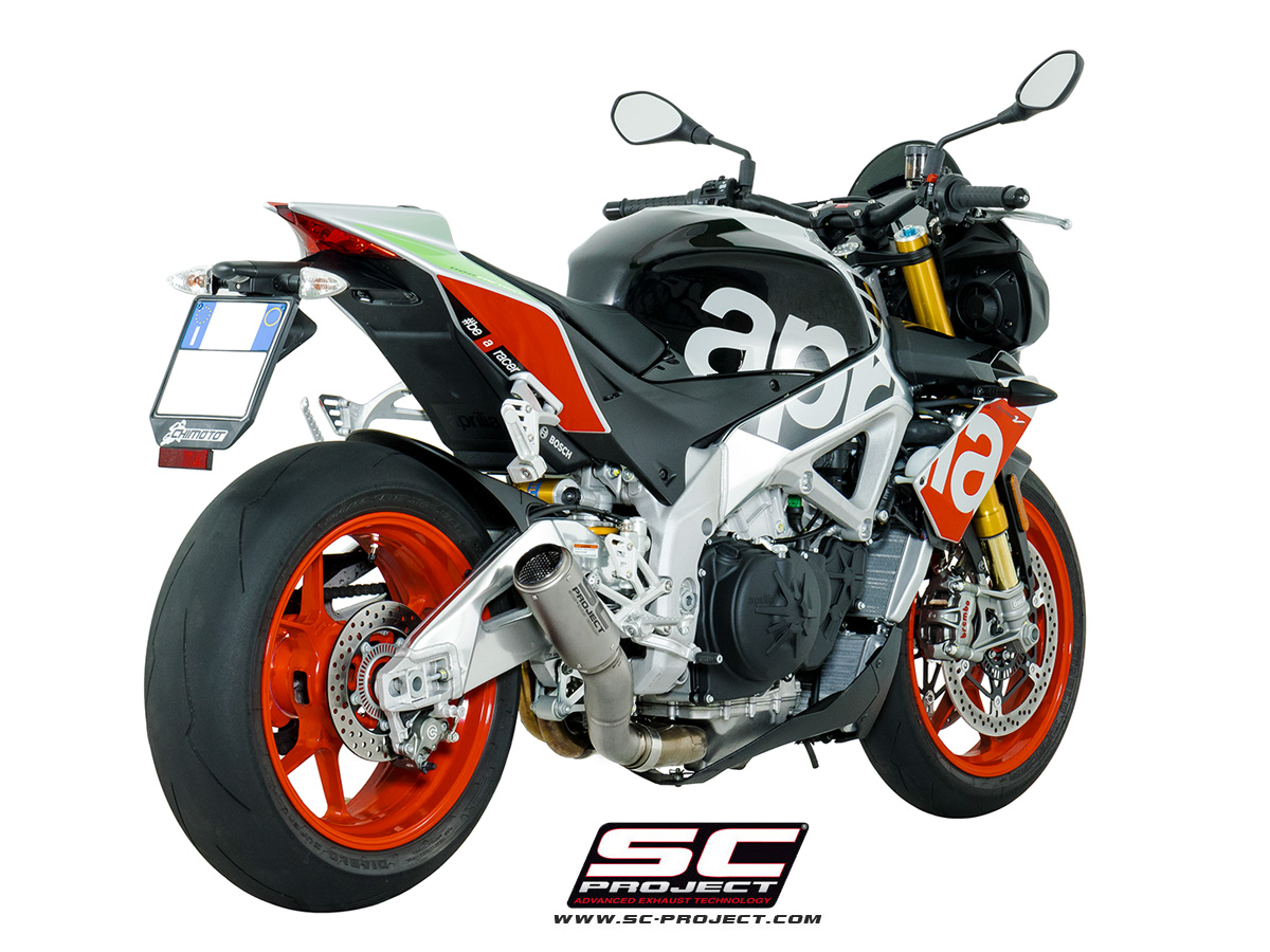SC Project Exhaust Aprilia Tuono V4 1100 RR Factory CRT Silencer Low