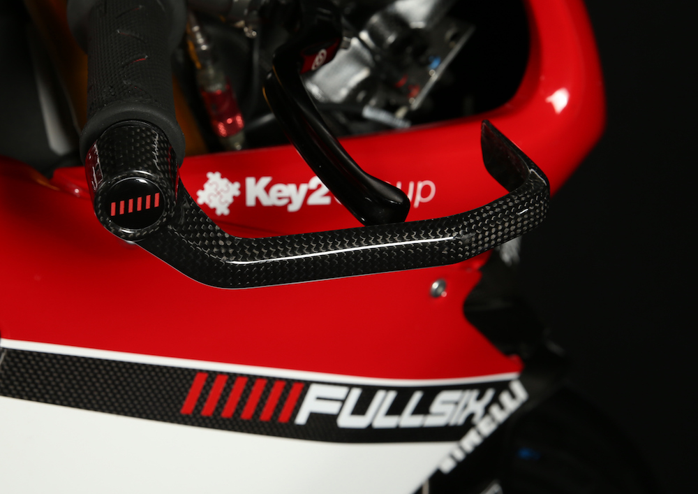 Fullsix Universal Carbon Fibre Brake Lever Protector Guard Plain Weave LEO