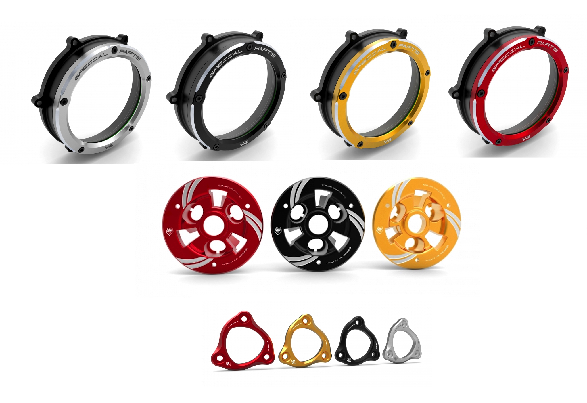 Ducabike Ducati Streetfighter V4 Clear Clutch Cover CNC Engine Kit 2019