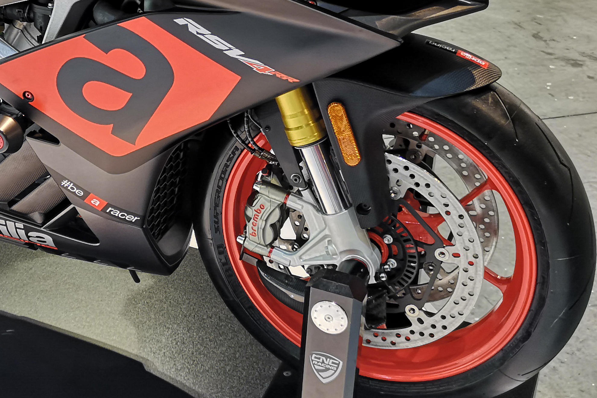 CNC Racing Brembo M50 Radial Front Calipers Spacers Conquest Racing Ltd