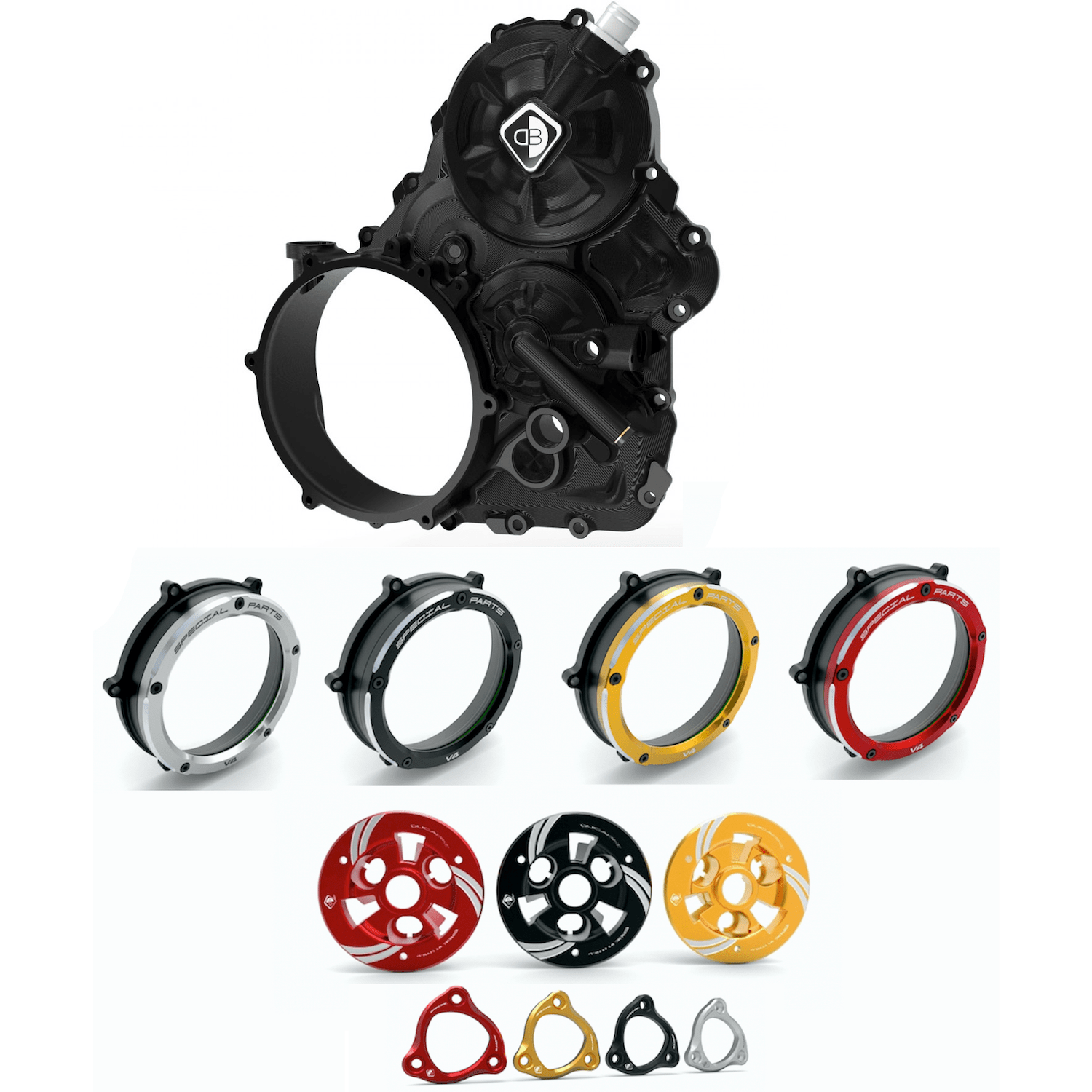 Ducabike Ducati Streetfighter V4 Clear Clutch Cover CNC Engine Kit 2019