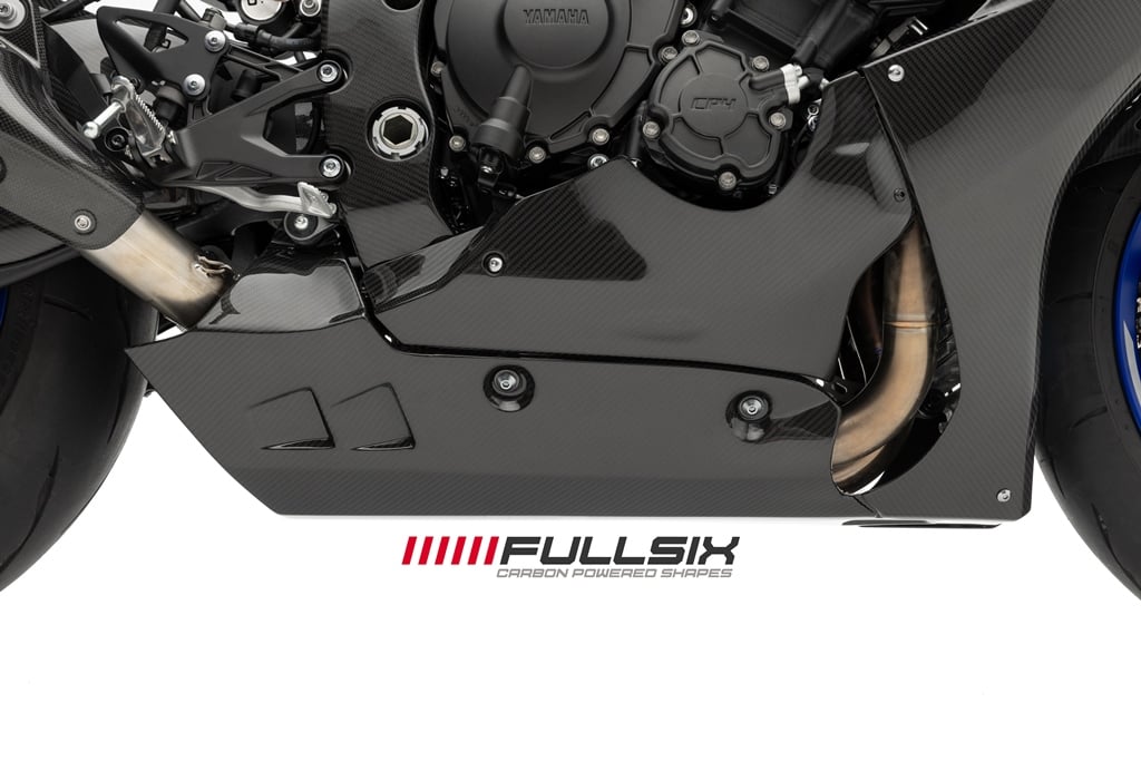 Fullsix Yamaha YZF R1 Carbon Fibre Belly Pan Race Exhaust 2020