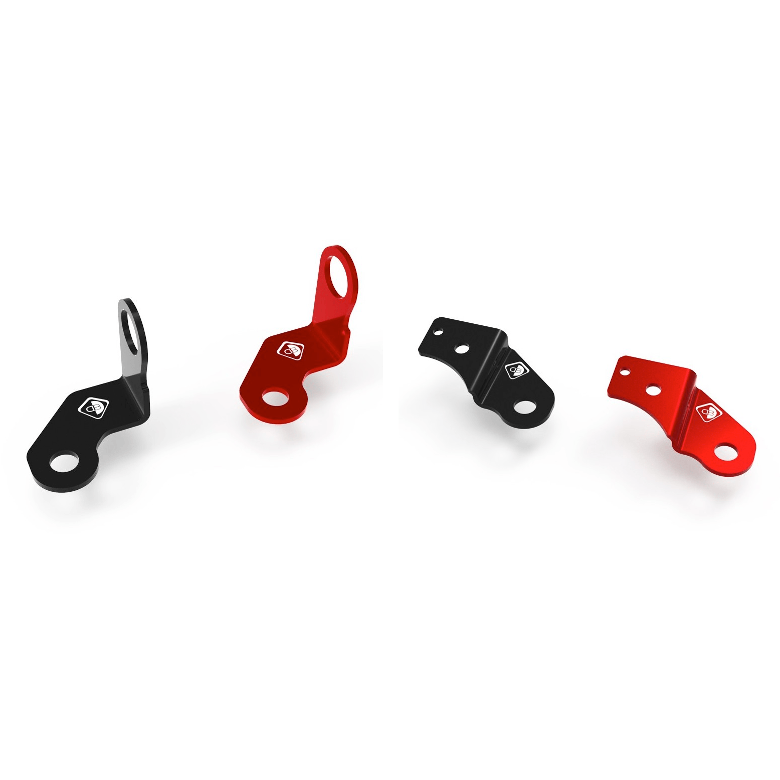 Ducabike Ducati Brake + Clutch Fluid Reservoir Brackets Conquest