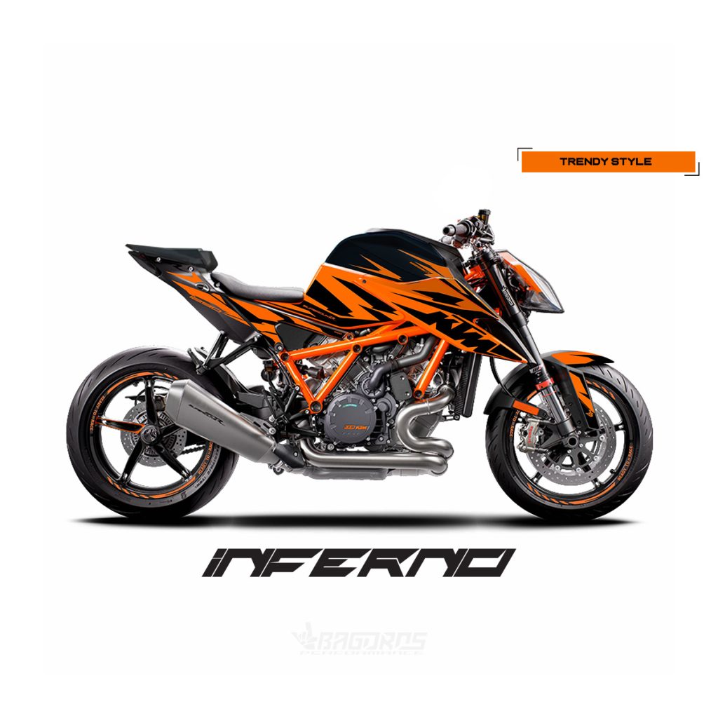 Bagoros Performance KTM Super Duke 1290 R / EVO Decal Sticker Kit