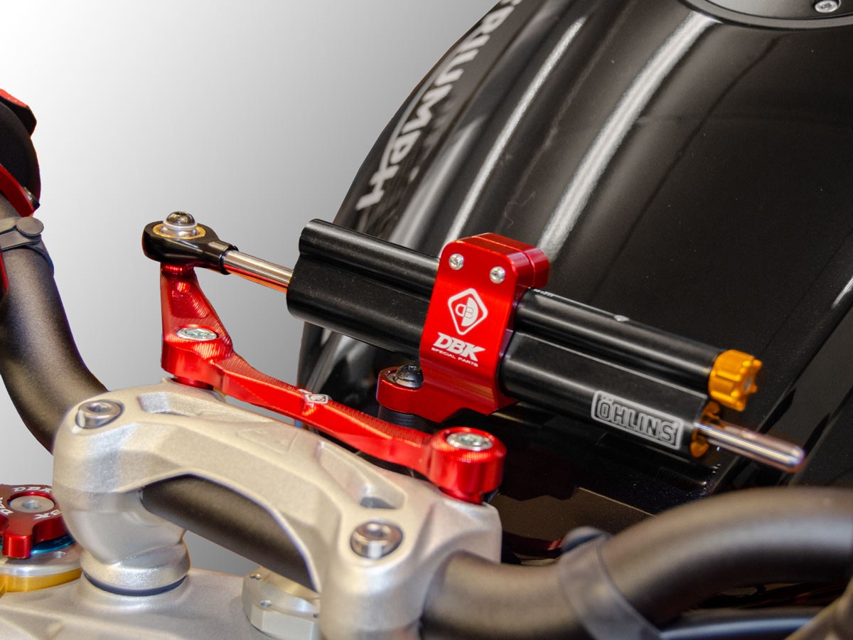 DBK Triumph Speed Triple 1200RS Black Ohlins Steering Damper Kit