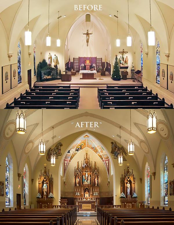 St. Mary Catholic Church Fennimore, Wisconsin Conrad Schmitt Studios