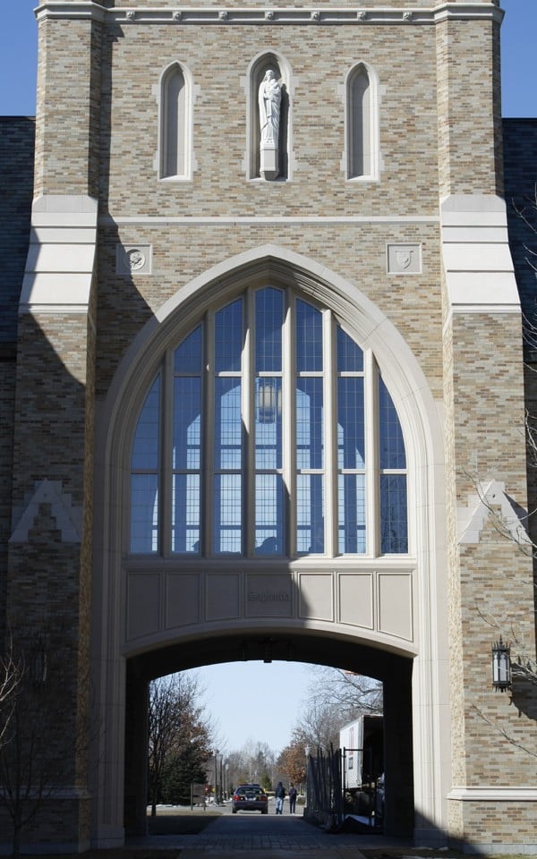 University of Notre Dame, Law School Chapel Statues Conrad Schmitt