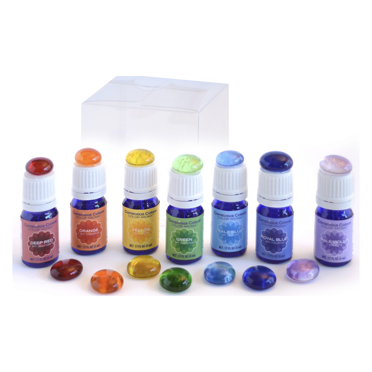 Chakra Oils help to balance the chakras with Color Aroma Wellness Kit