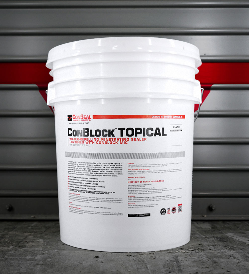 ConBlock Topical ConSeal Concrete Sealants Inc.