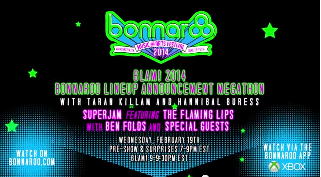 Bonnaroo reveals details of 2014 lineup announcement, will feature