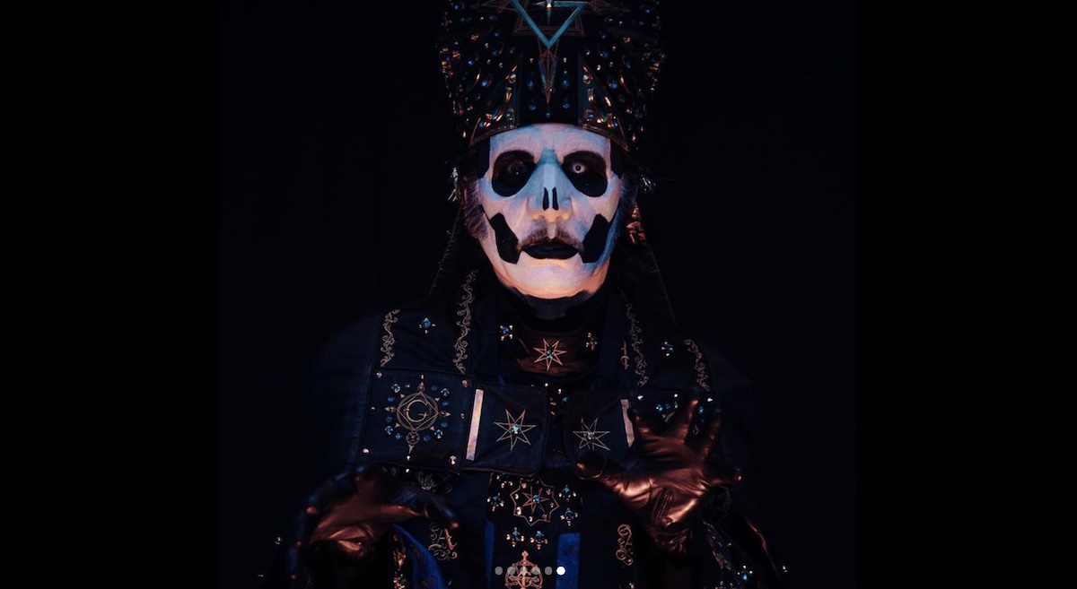 Ghost's Cardinal Copia Papa Emeritus IV at Lone 2020 Concert