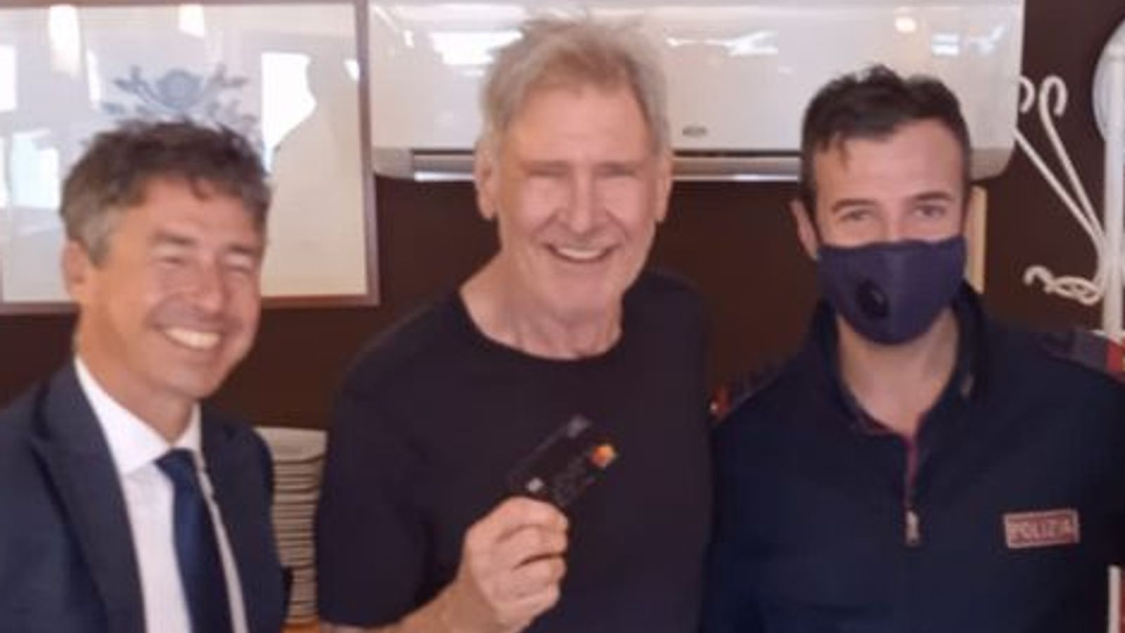 Harrison Ford Reunited with Lost Credit Card in Italy