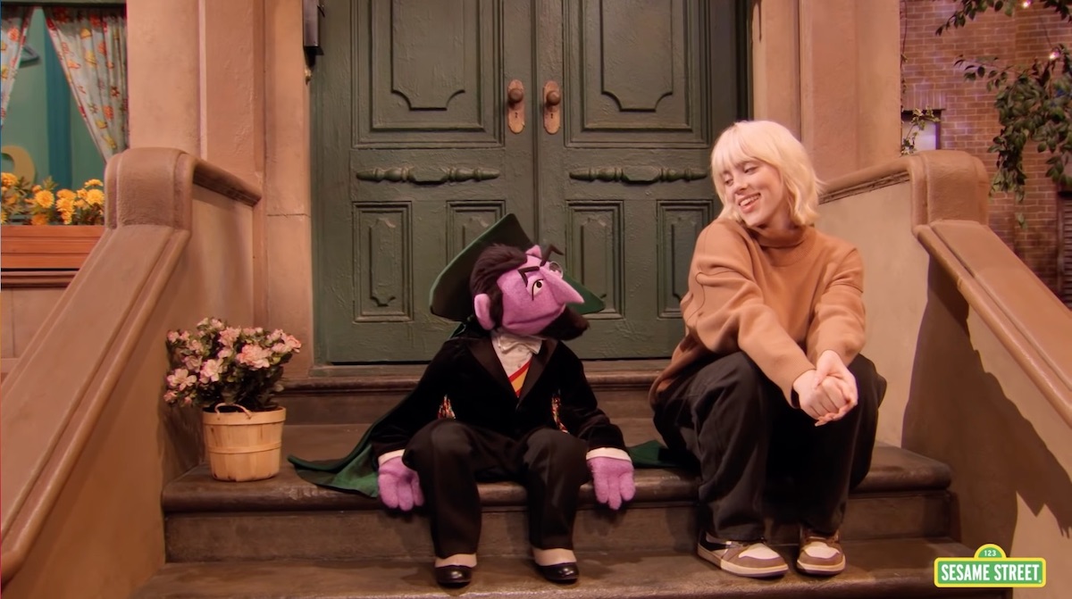 Billie Eilish Sings with The Count on Sesame Street Watch
