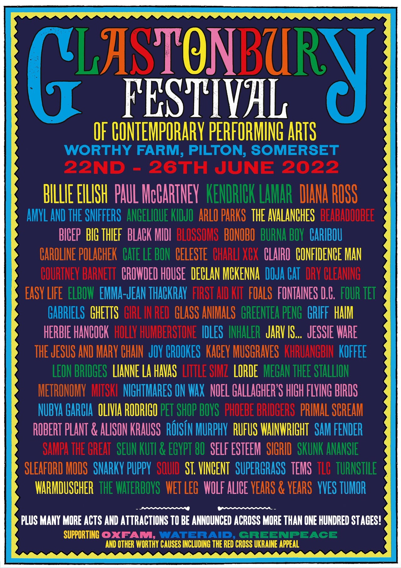 Glastonbury 2022 Lineup Revealed McCartney, Kendrick, Billie Eilish & More