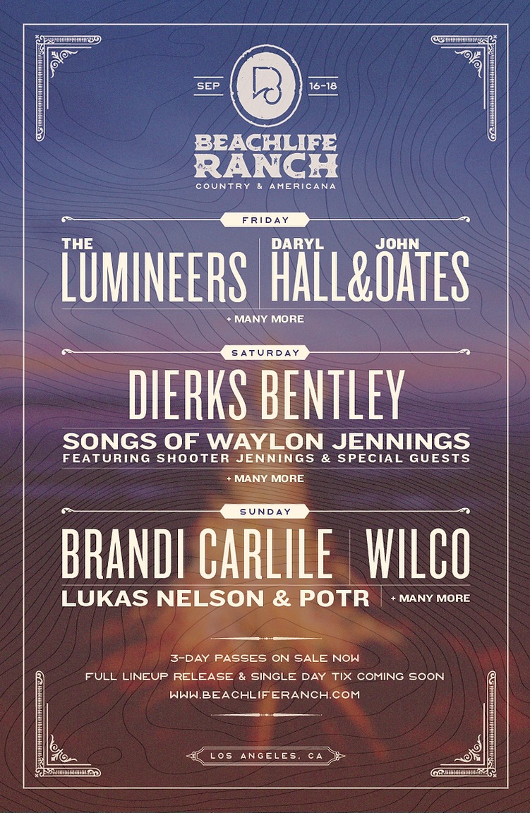 beachlife festival lineup 2023 BeachLife Ranch Hall & Oates, Wilco, Brandi Carlile Head Inaugural Lineup