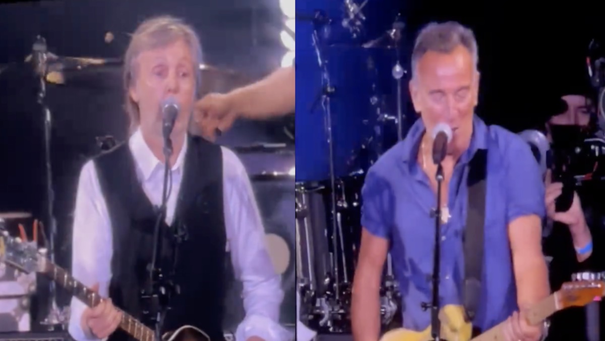 Bruce Springsteen Joins Paul McCartney for 'Glory Days' and 'I Wann...