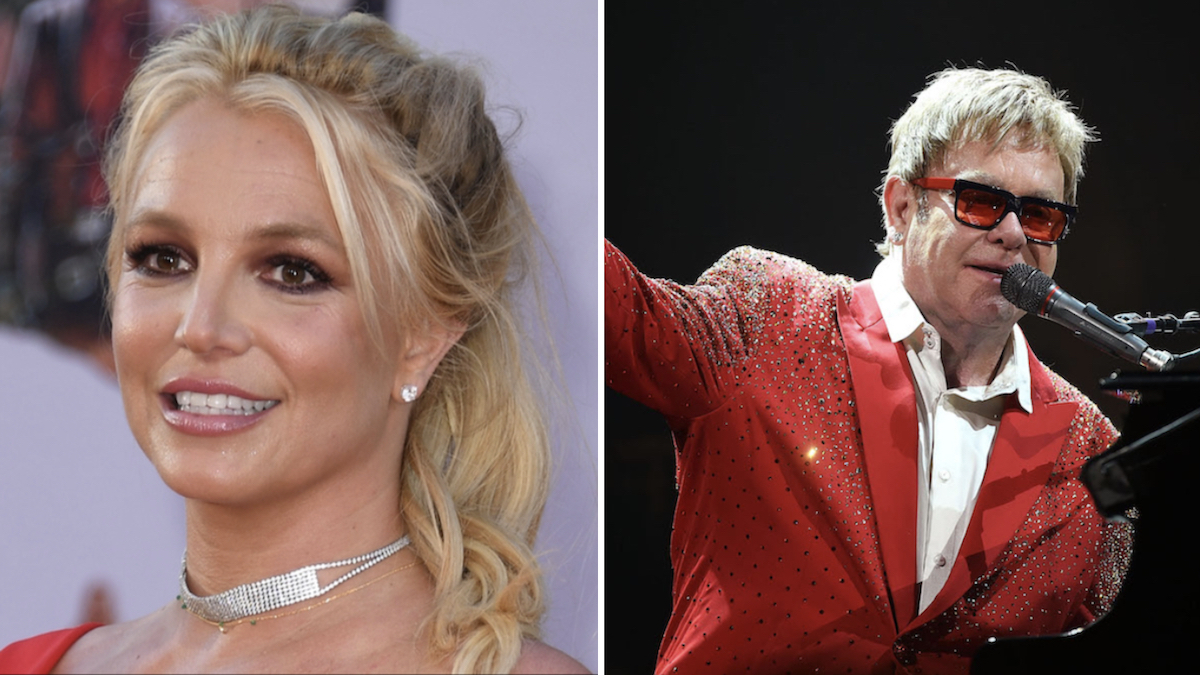 Britney Spears Records "Tiny Dancer" Duet with Elton John