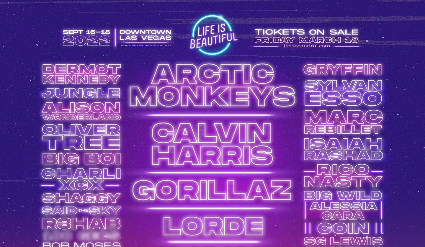 Life is Beautiful 2022 Preview Inside The Festival's Global Lineup