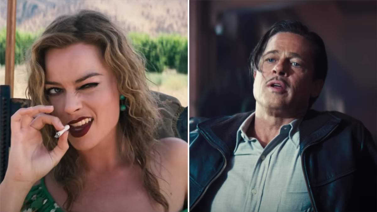 Margot Robbie Improvised a Kiss Scene with Brad Pitt in Babylon