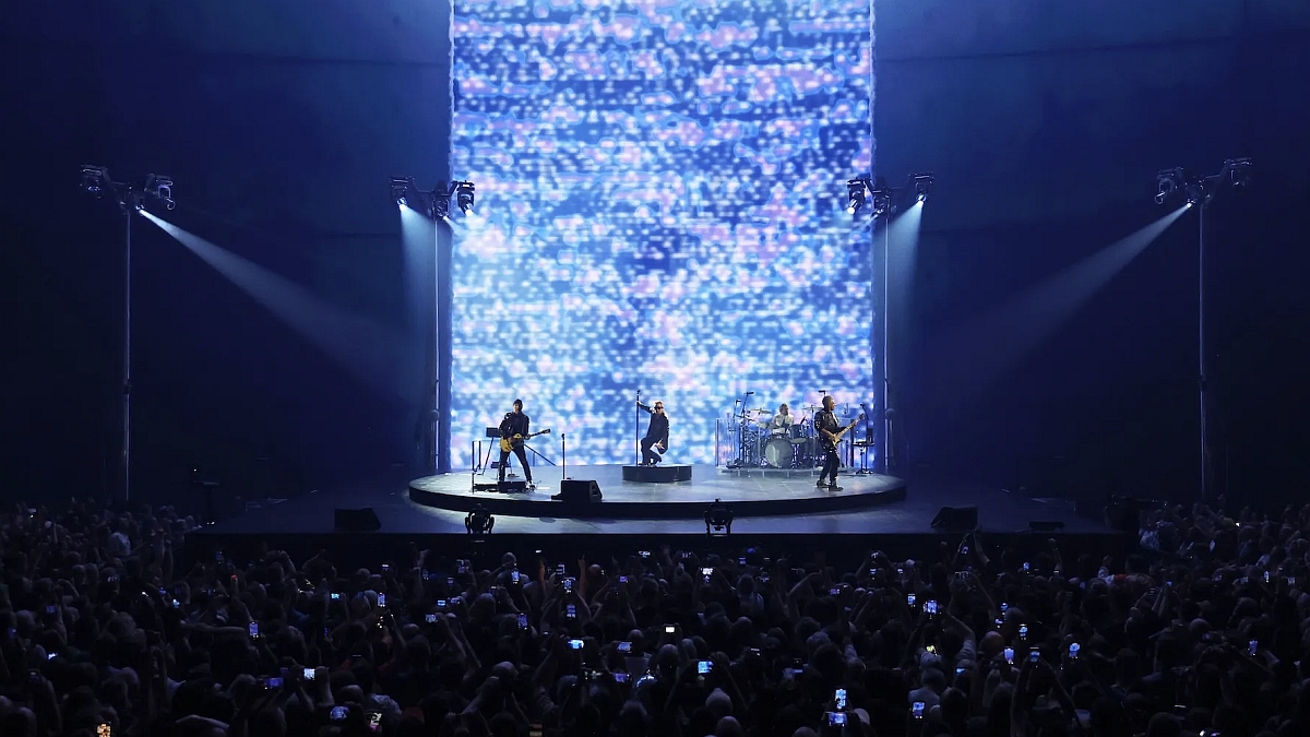 U2 Perform "Atomic City" from The Sphere at 2024 Grammys