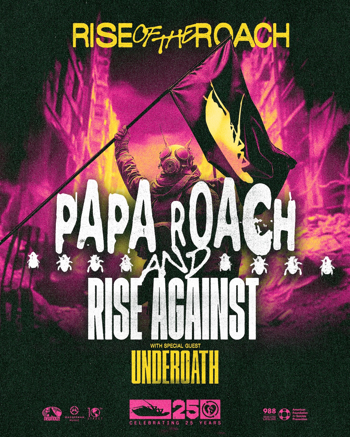 Papa Roach and Rise Against Announce 2025 US Tour