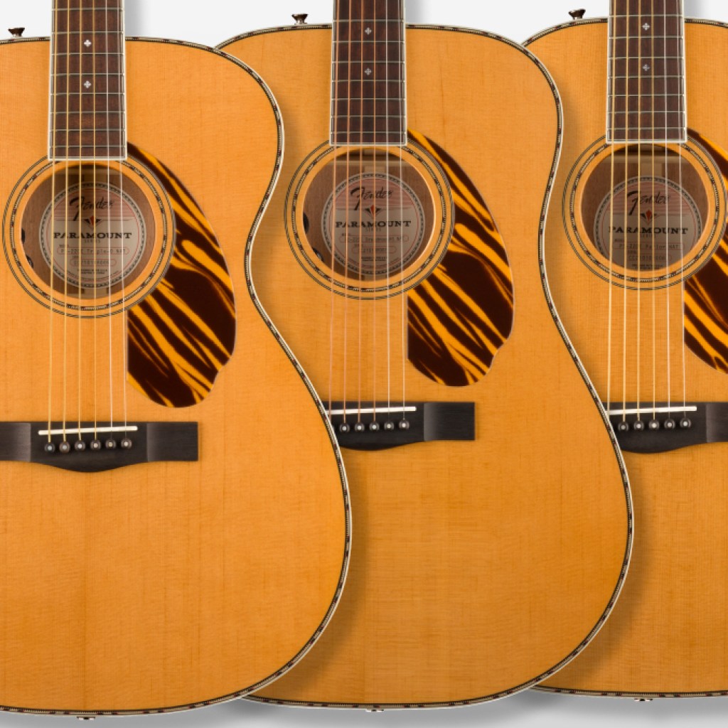 Fender Offers Discount on Paramount Acoustic Guitars