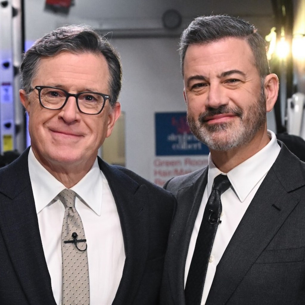 Jimmy Kimmel and Stephen Colbert Guest on Each Other's Late-Night Shows