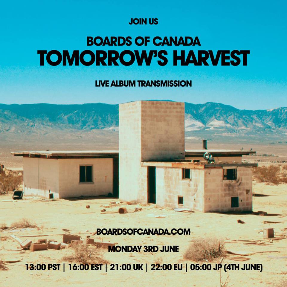 Stream Boards of Canada's new album, Tomorrow's Harvest Consequence