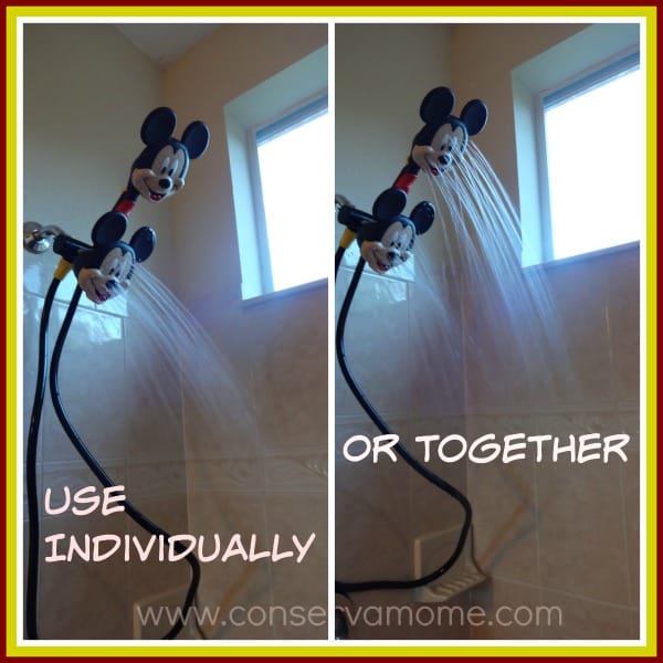 Mickey & Miney Shower Head by Oxygenics Giveaway ends 12/30 ConservaMom