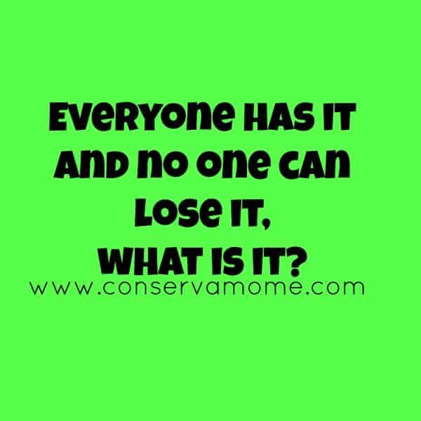 Riddle of The Day ConservaMom