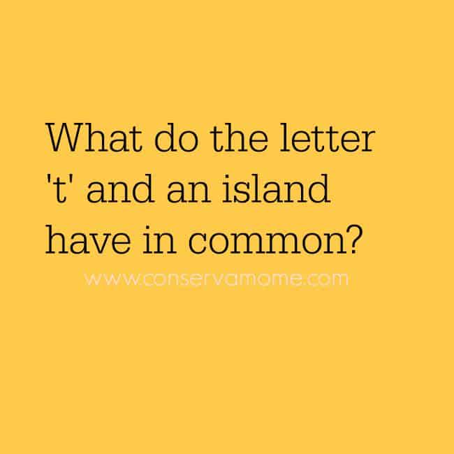 ConservaMom Riddle of The Day ConservaMom