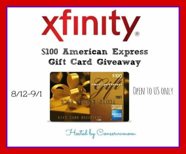 Win A 100 AMEX Gift Card From Xfinity Giveaway