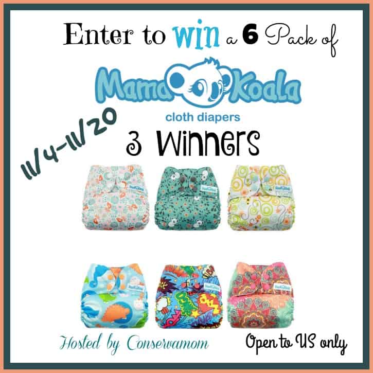 Win a 6Pack of Mama Koala Cloth Diapers {3 Winners!} The AntiJune