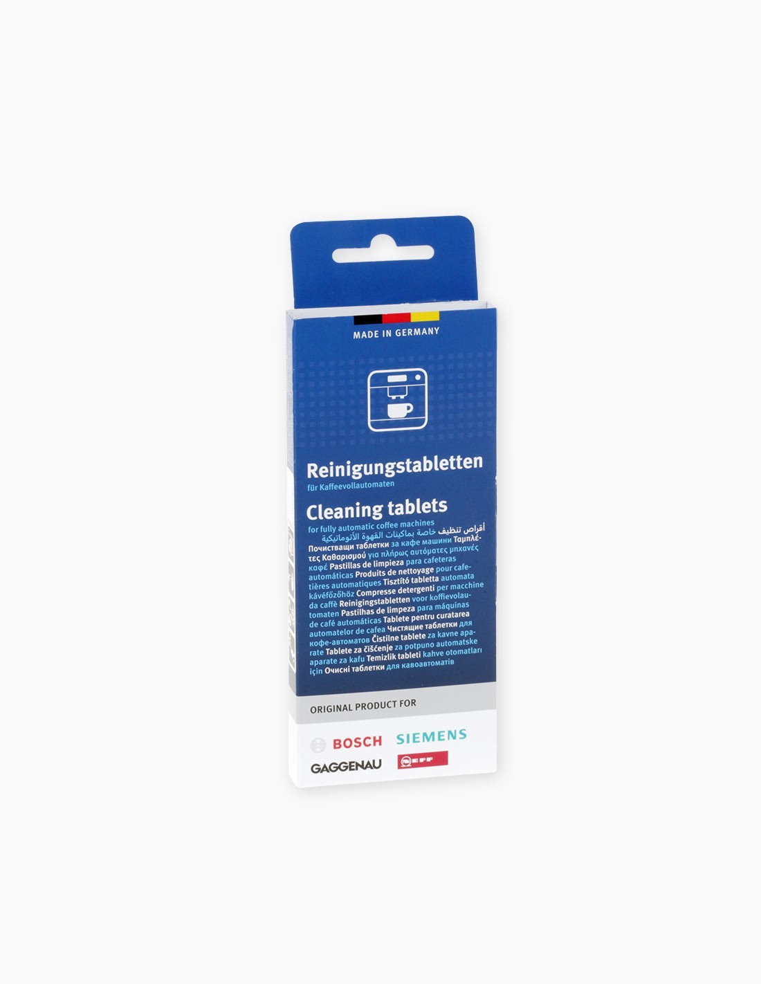 Coffee maker cleaning tablets. Cleaning kettles Conservatis