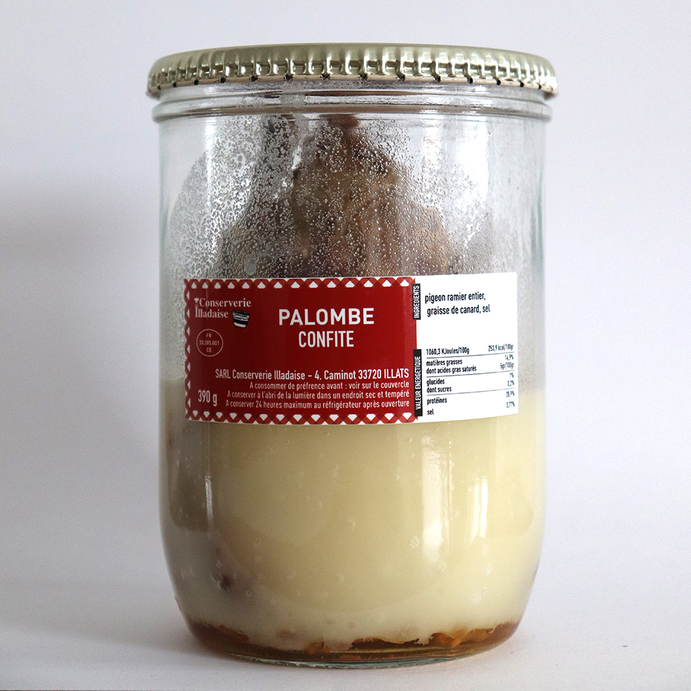 Palombe confite 390gr Conserverie Illadaise