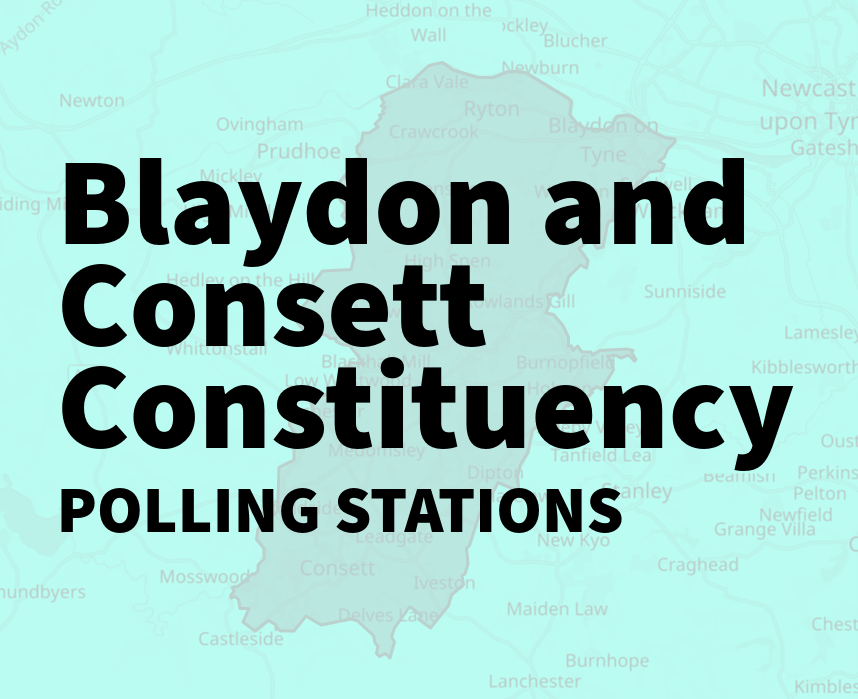 Polling Stations for Blaydon and Consett Constituency Consett