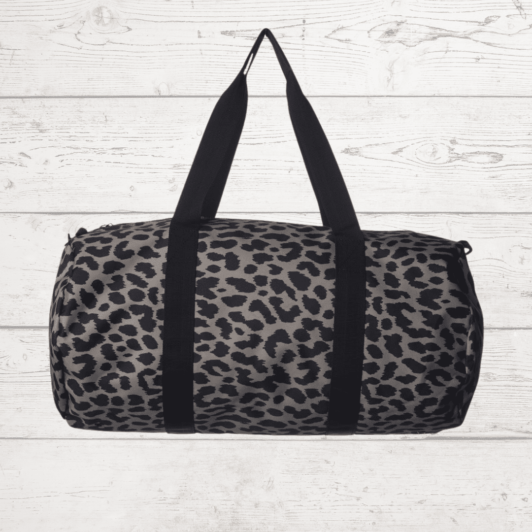 2 Day Tripper Duffel Bag Tan Leopard