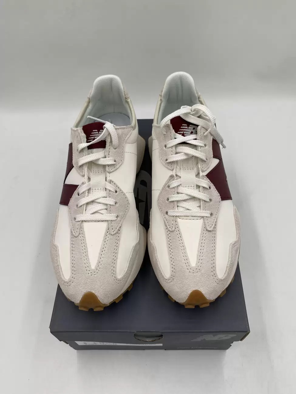 44797 New Balance 327 Moonbeam Classic Burgundy (Womens) Item