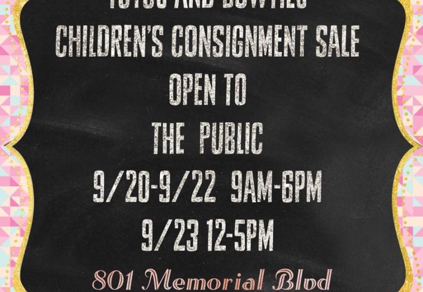 TUTUS AND BOW TIES CHILDREN'S CONSIGNMENT SALE Consignment Sale in in